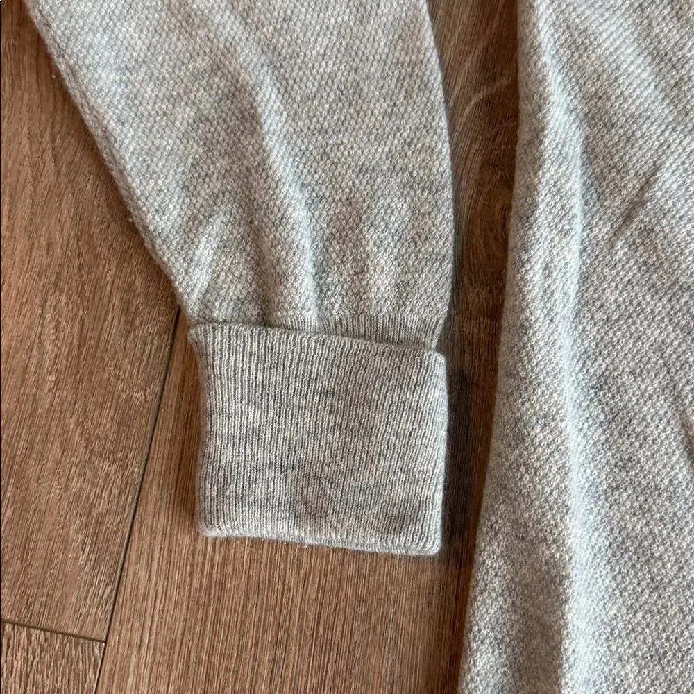 100% CASHMERE FACONNABLE FRENCH OPEN FRONT CARDIGAN RETAILS $395